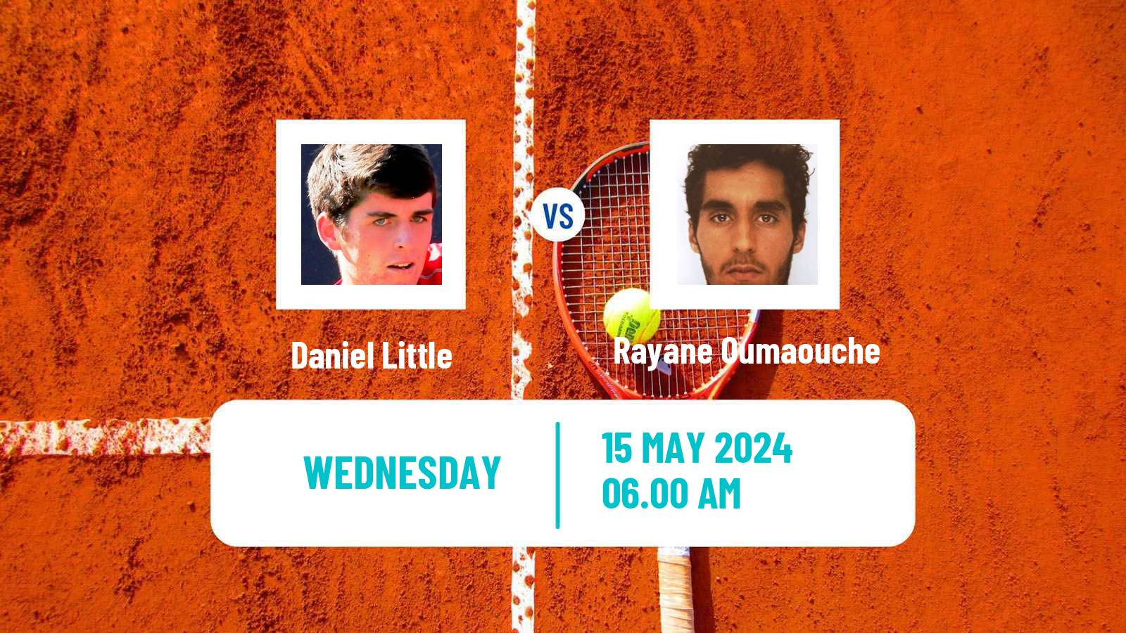 Tennis ITF M15 Monastir 20 Men Daniel Little - Rayane Oumaouche