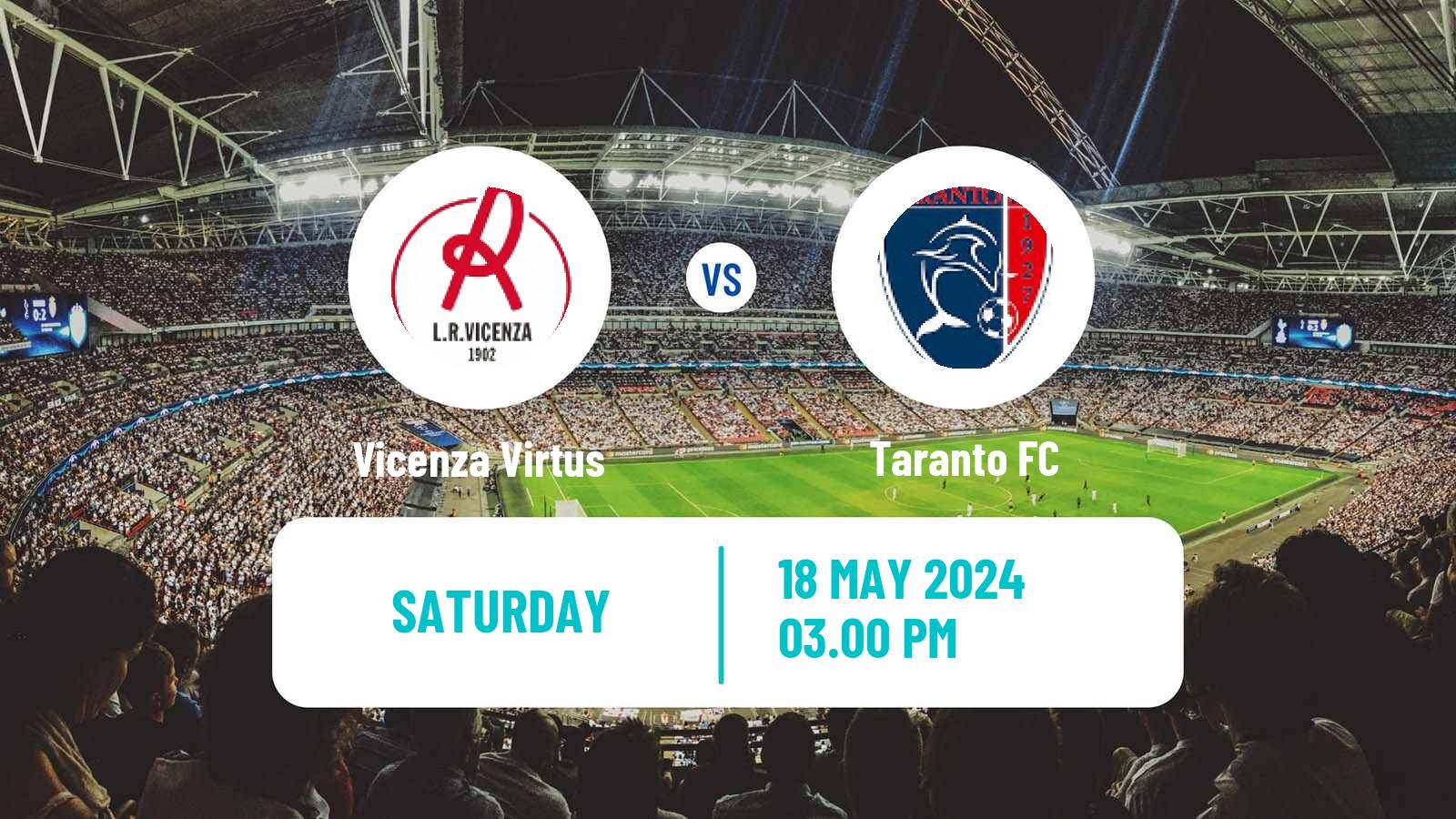 Soccer Italian Serie C Group A Vicenza Virtus - Taranto