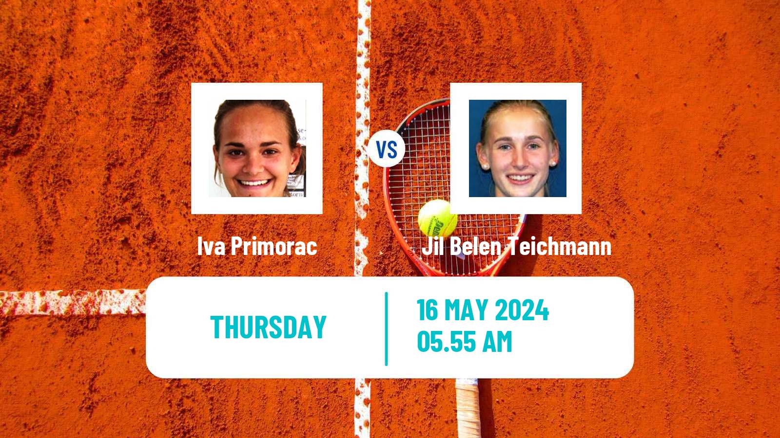 Tennis ITF W75 Zagreb Women Iva Primorac - Jil Belen Teichmann