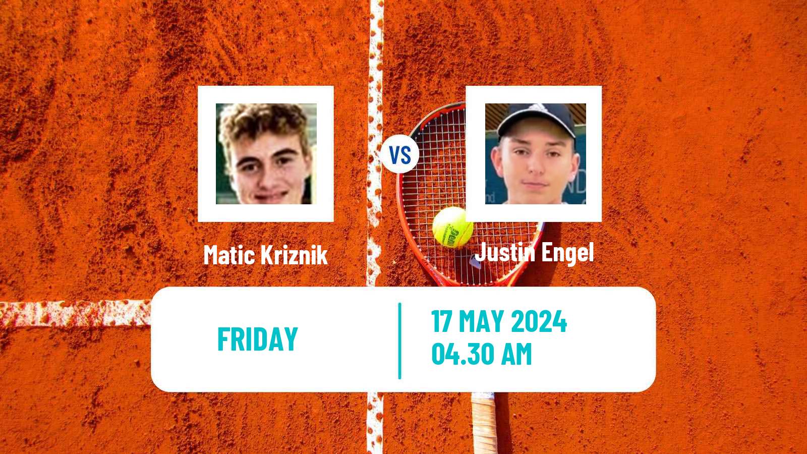 Tennis ITF M15 Villach Men Matic Kriznik - Justin Engel