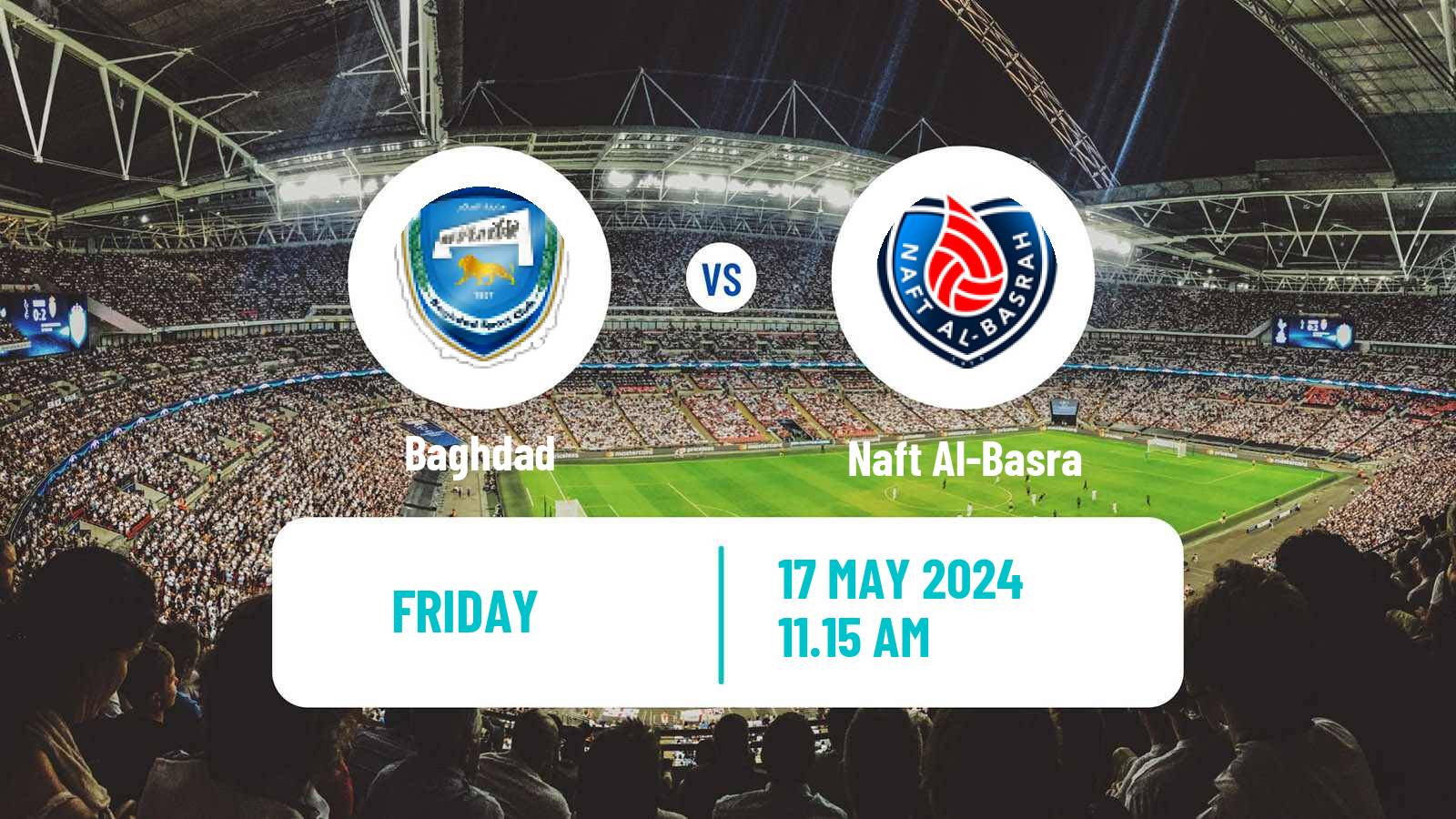 Soccer Iraqi Premier League Amanat Baghdad - Naft Al-Basra
