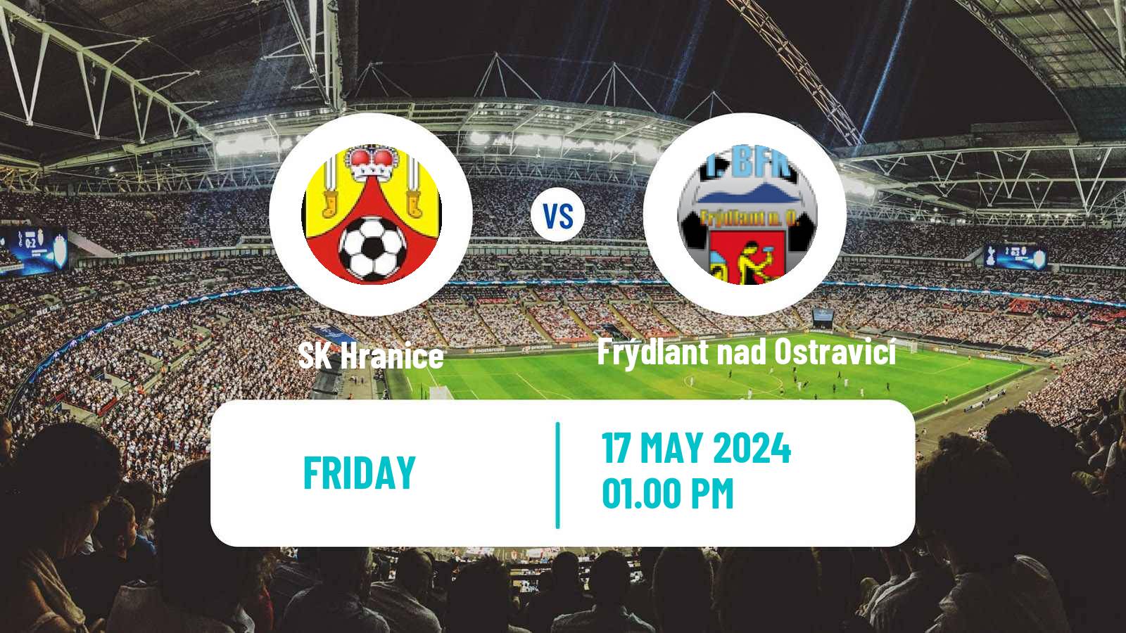Soccer Czech MSFL Hranice - Frýdlant nad Ostravicí