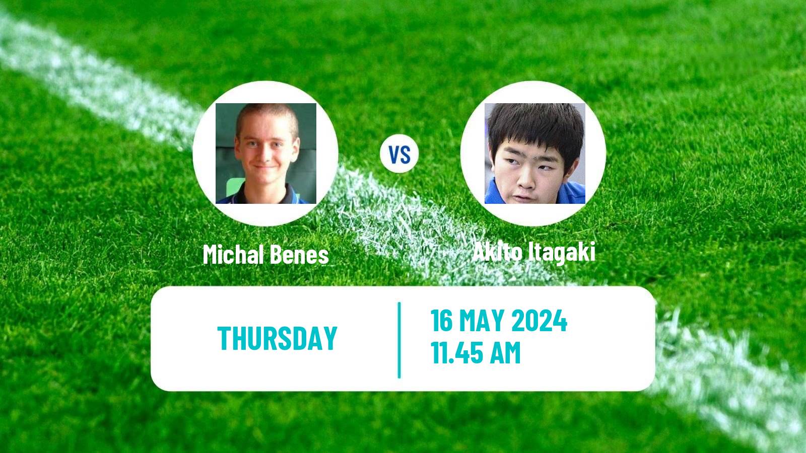 Table tennis Tt Star Series Men Michal Benes - Akito Itagaki