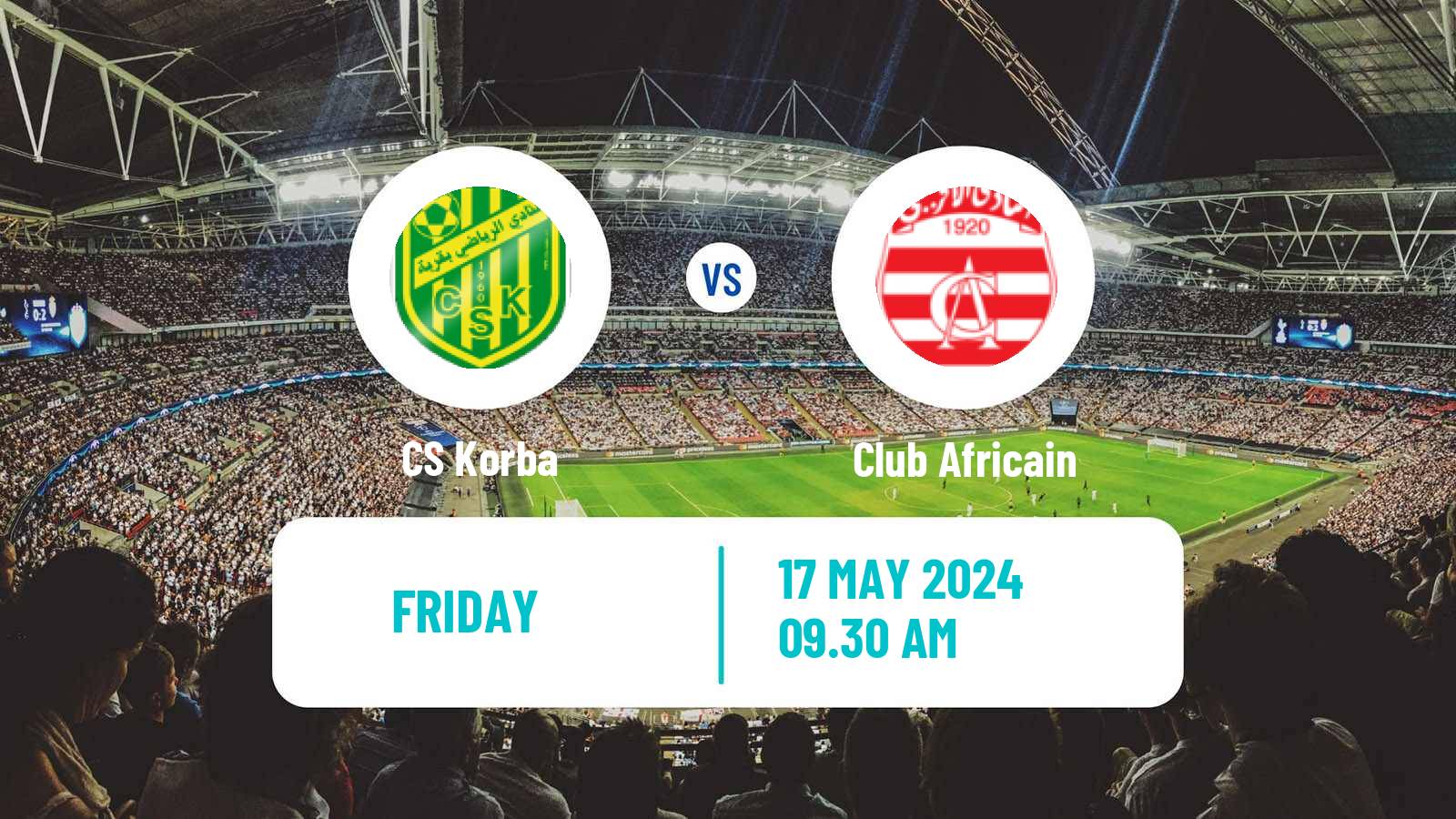 Soccer Tunisian Cup Korba - Club Africain