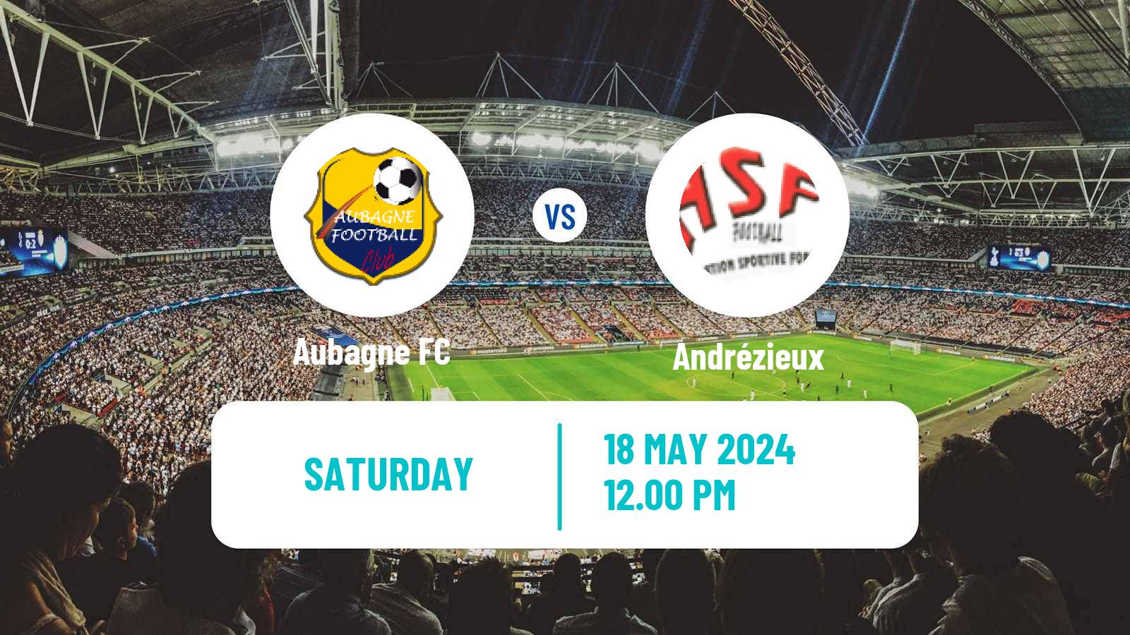 Soccer French National 2 - Group A Aubagne - Andrézieux