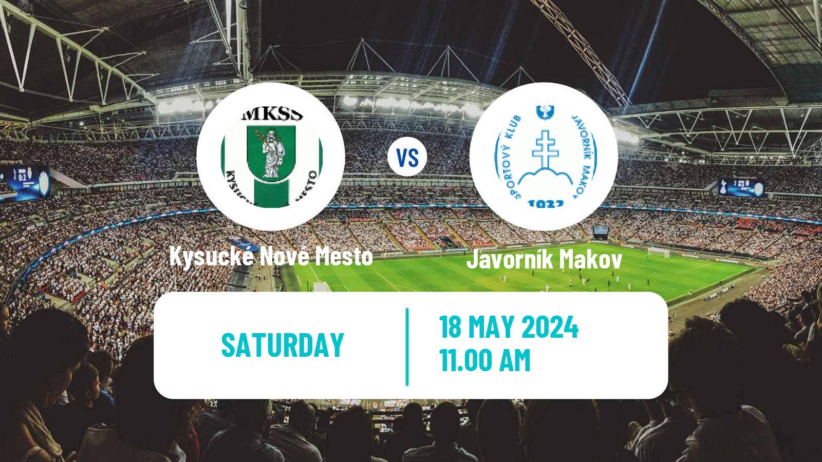 Soccer Slovak 4 Liga Central Kysucké Nové Mesto - Javorník Makov