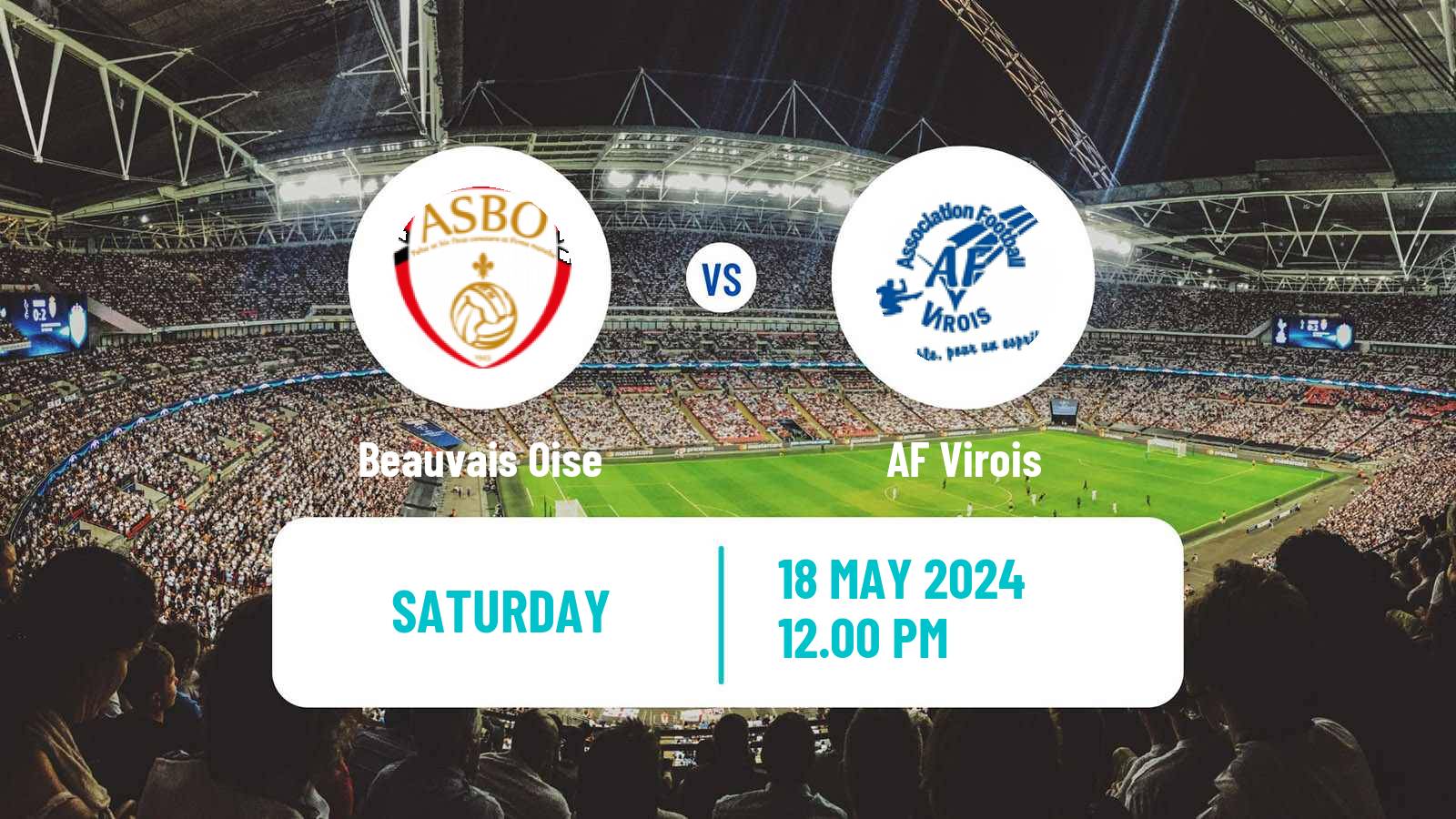 Soccer French National 2 - Group C Beauvais Oise - Virois