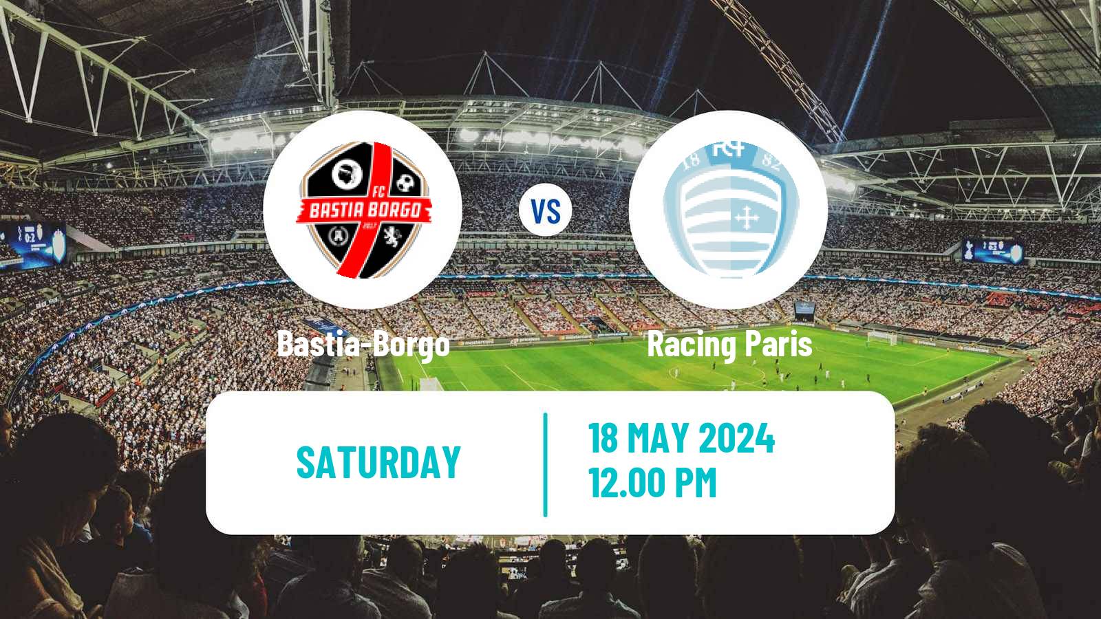 Soccer French National 2 - Group C Bastia-Borgo - Racing Paris