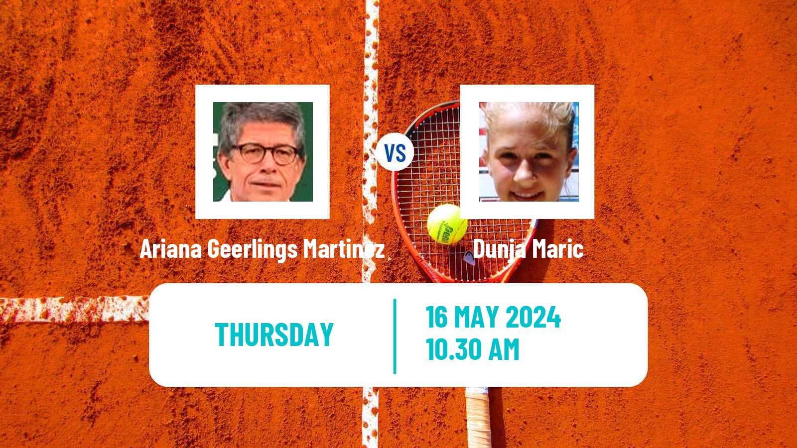 Tennis ITF W15 Kursumlijska Banja 5 Women Ariana Geerlings Martinez - Dunja Maric