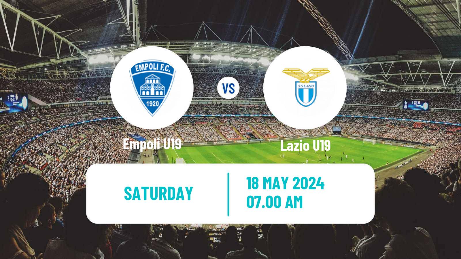 Soccer Italian Primavera 1 Empoli U19 - Lazio U19
