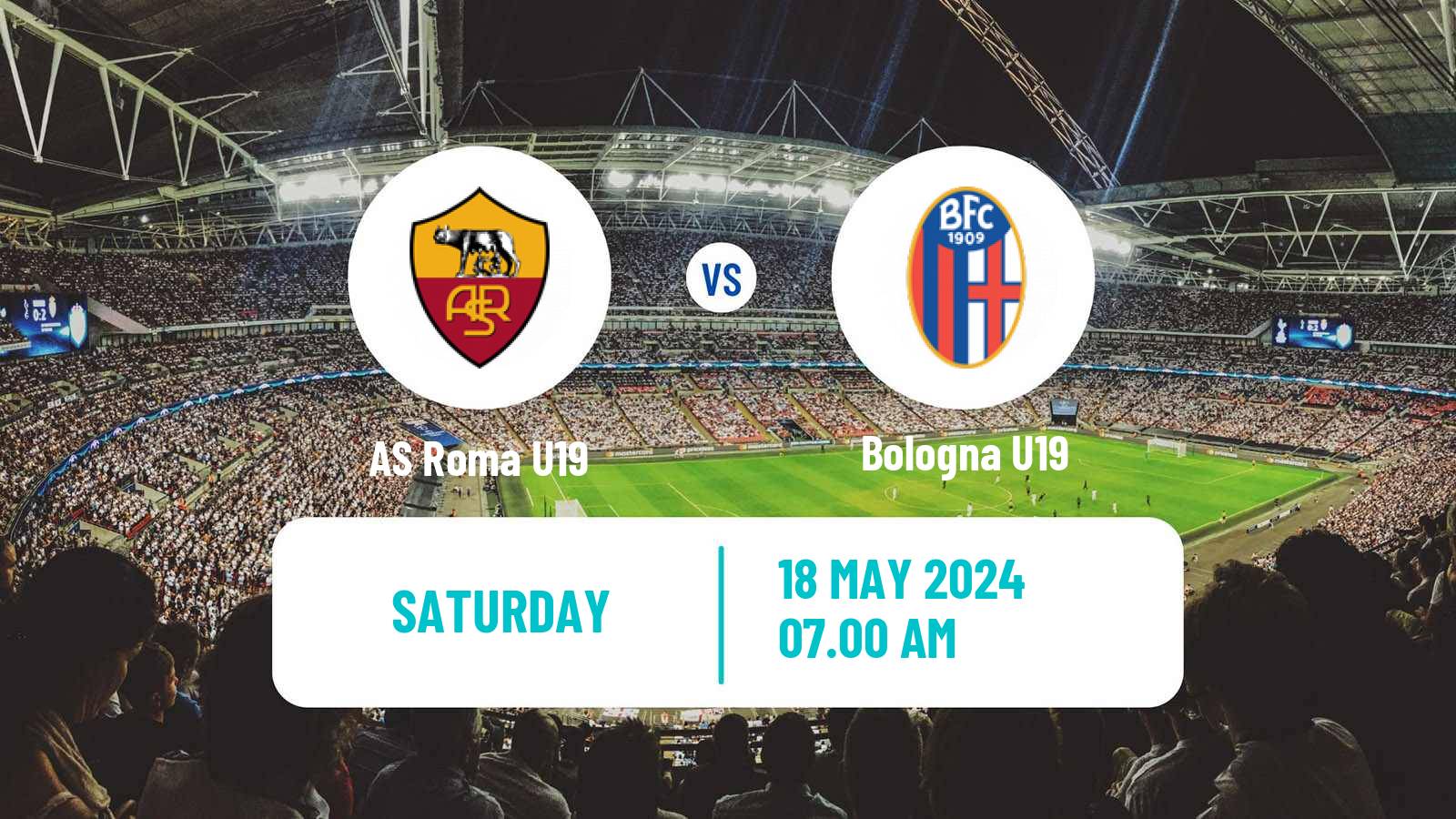 Soccer Italian Primavera 1 Roma U19 - Bologna U19