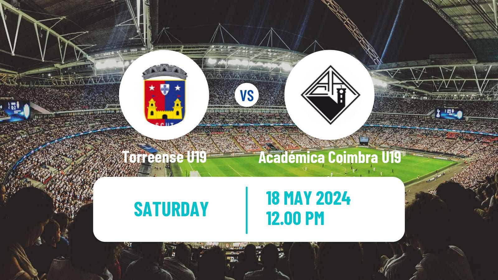 Soccer Portuguese Campeonato Nacional U19 Torreense U19 - Académica Coimbra U19