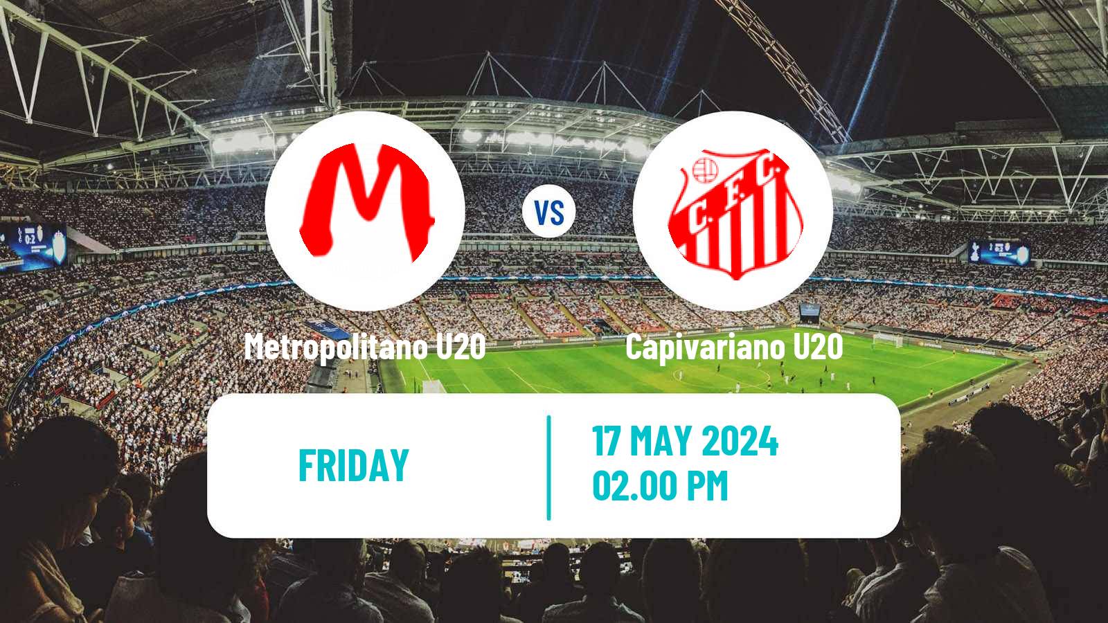 Soccer Brazilian Paulista U20 Metropolitano U20 - Capivariano U20