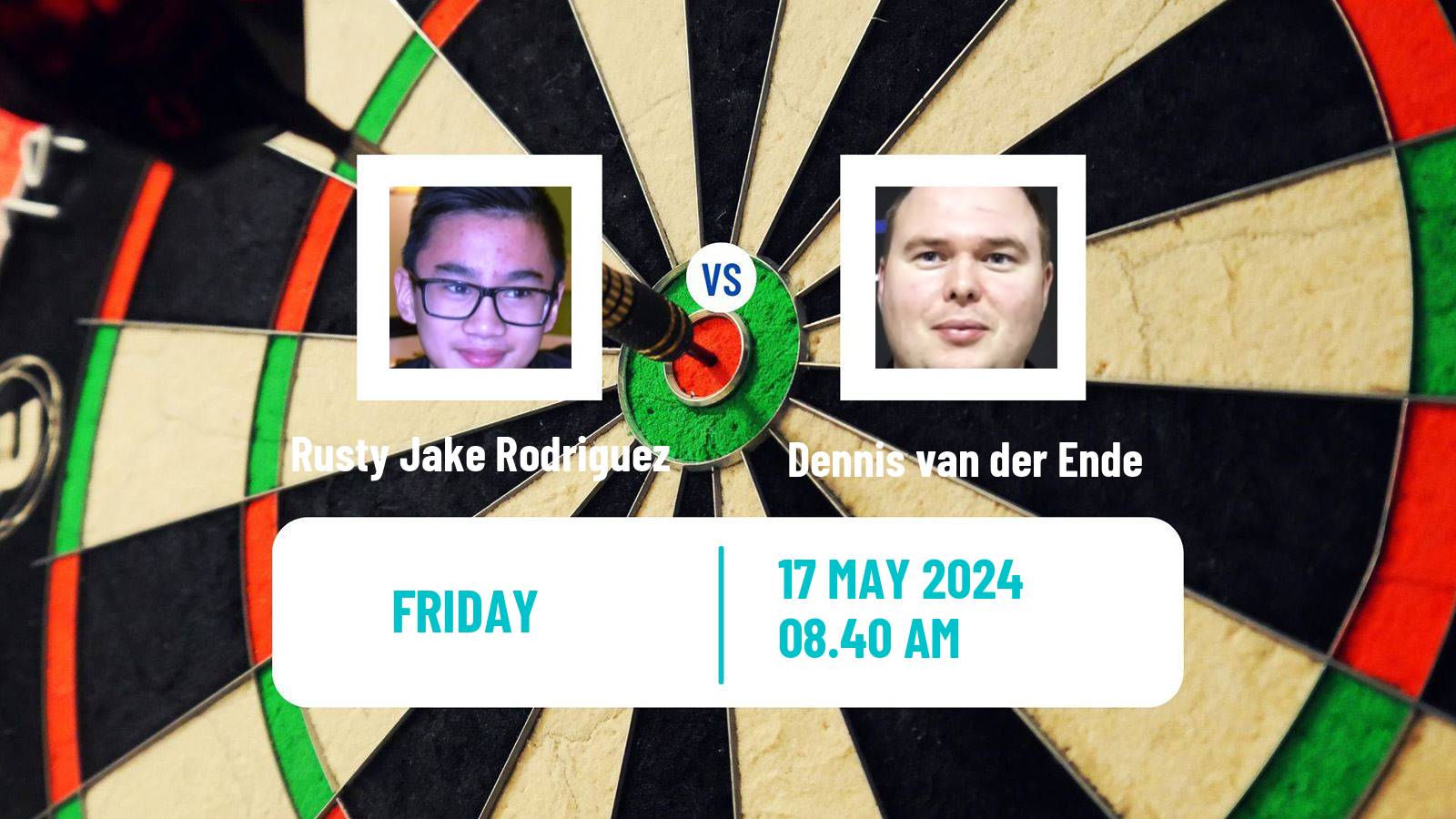 Darts Modus Super Series Rusty Jake Rodriguez - Dennis van der Ende