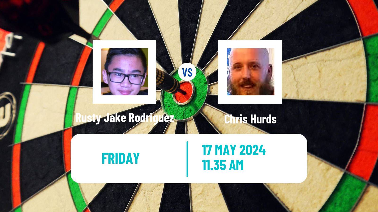 Darts Modus Super Series Rusty Jake Rodriguez - Chris Hurds