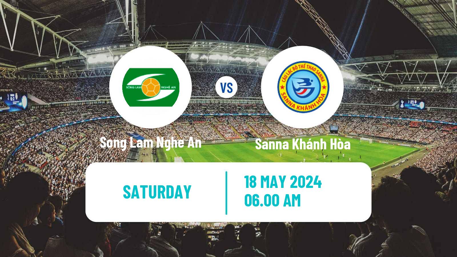 Football Vietnamese V League 1 Song Lam Nghe An - Sanna Khánh Hòa