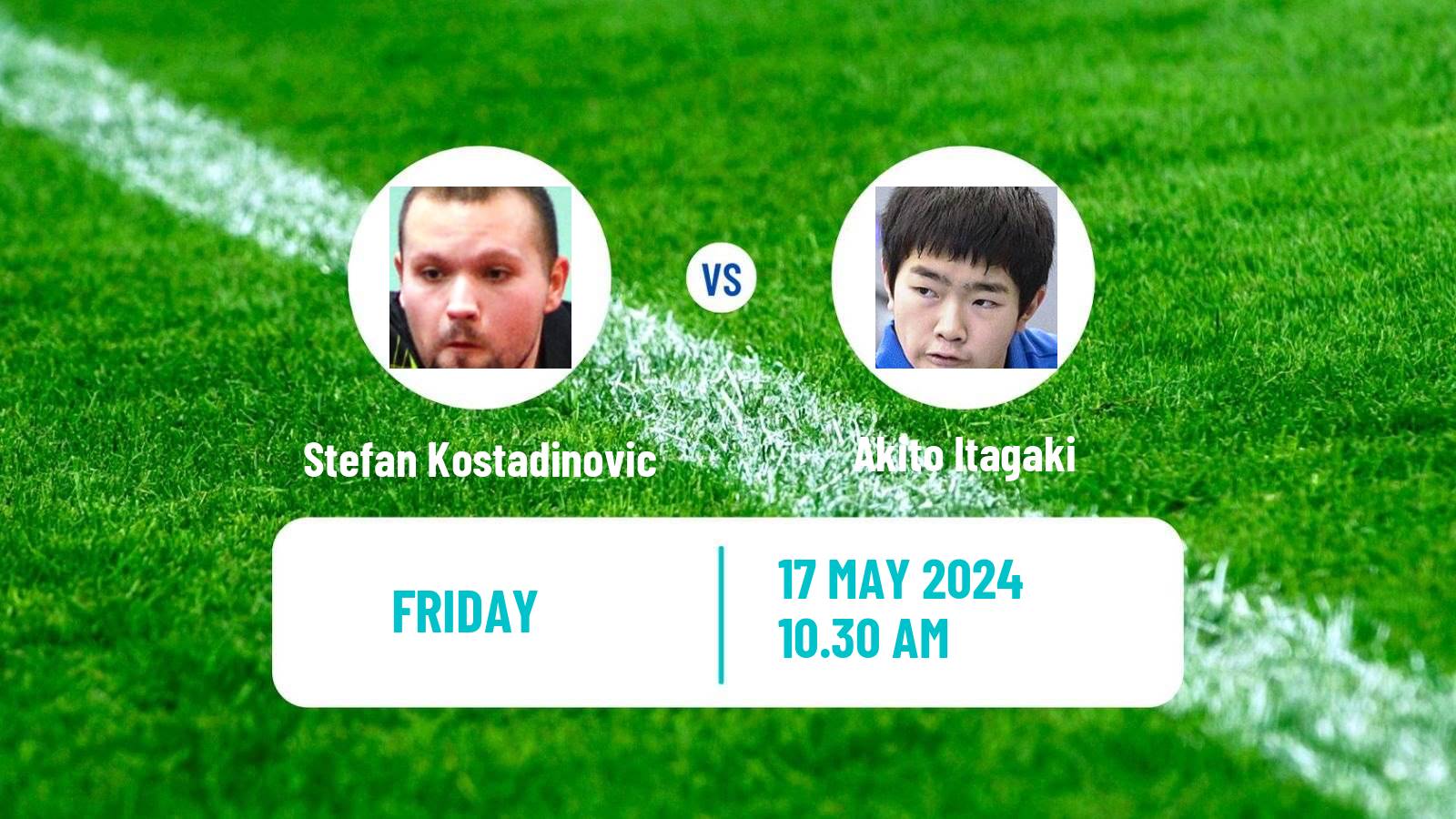 Table tennis Tt Star Series Men Stefan Kostadinovic - Akito Itagaki