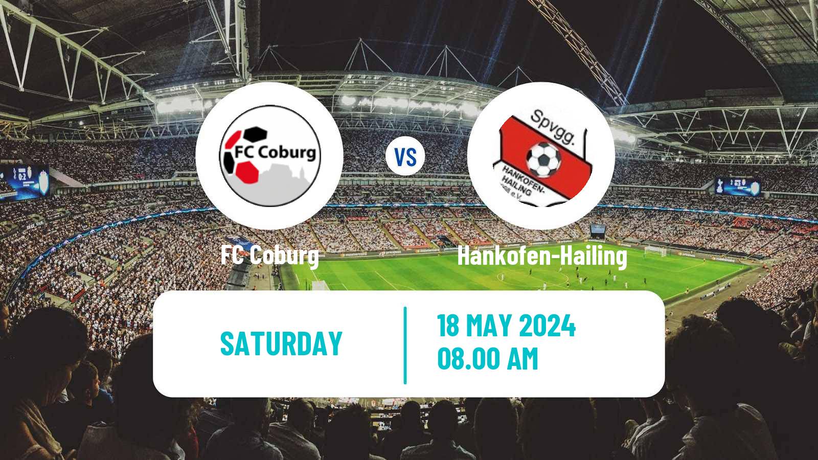 Soccer German Oberliga Bayern Nord Coburg - Hankofen-Hailing