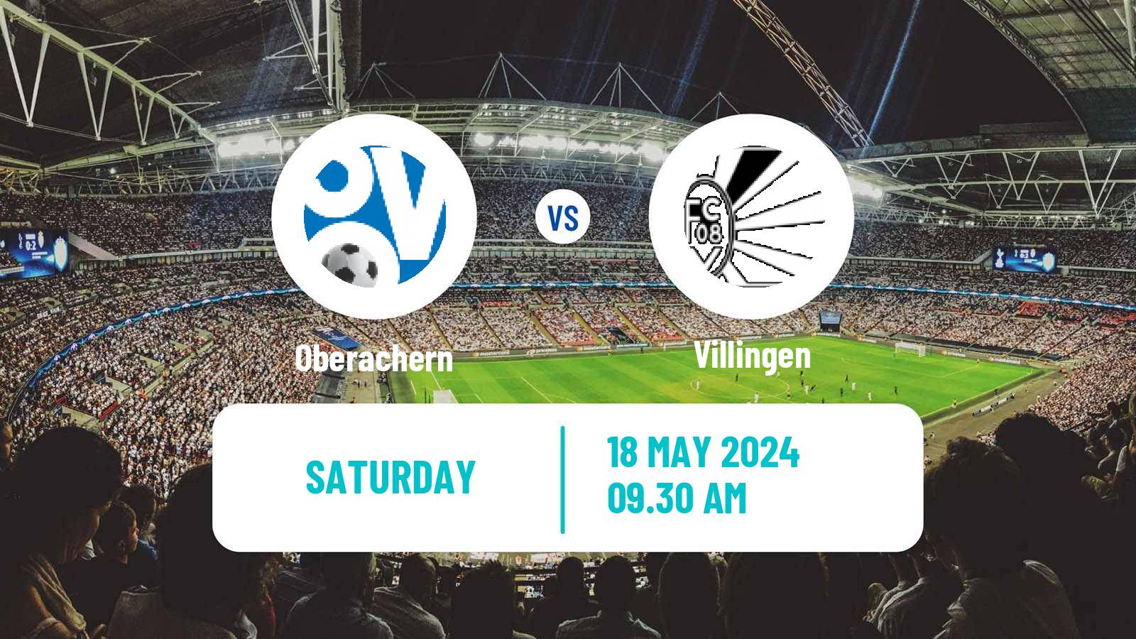 Football German Oberliga Baden-Württemberg Oberachern - Villingen