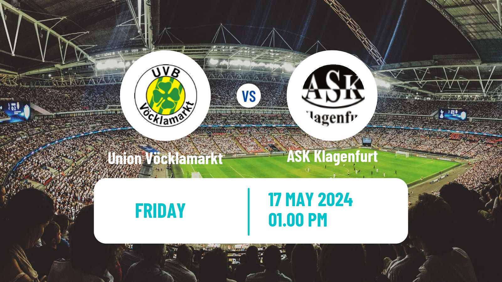 Soccer Austrian Regionalliga Central Union Vöcklamarkt - ASK Klagenfurt