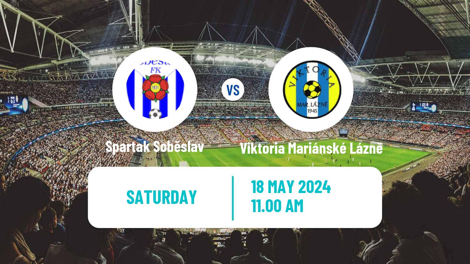 Soccer Czech Division A Spartak Soběslav - Viktoria Mariánské Lázně
