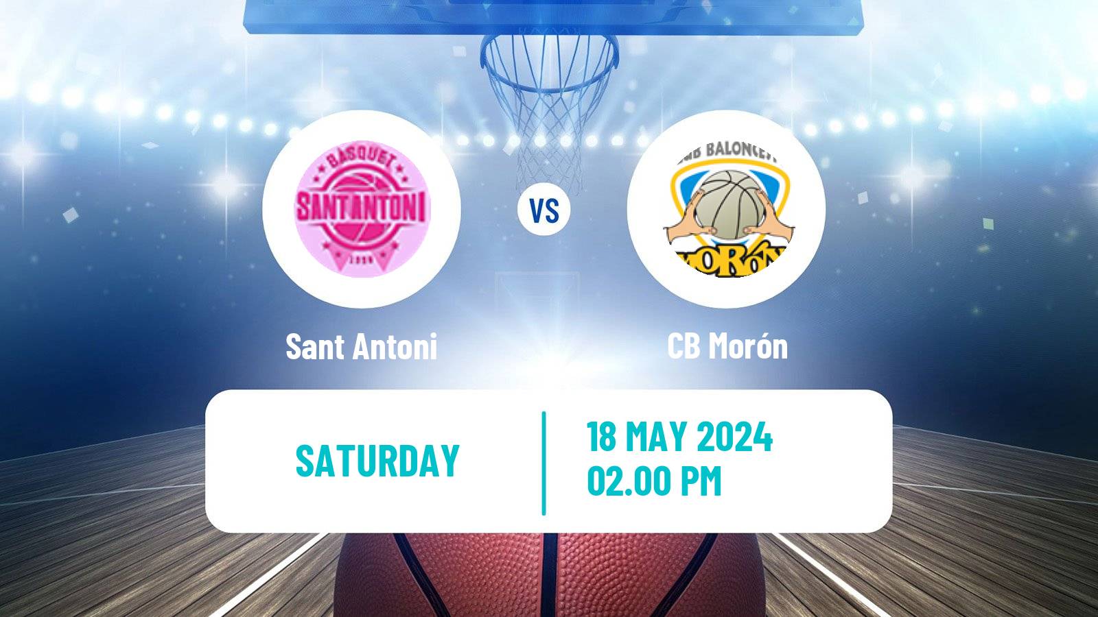 Basketball Spanish LEB Plata Sant Antoni - Morón