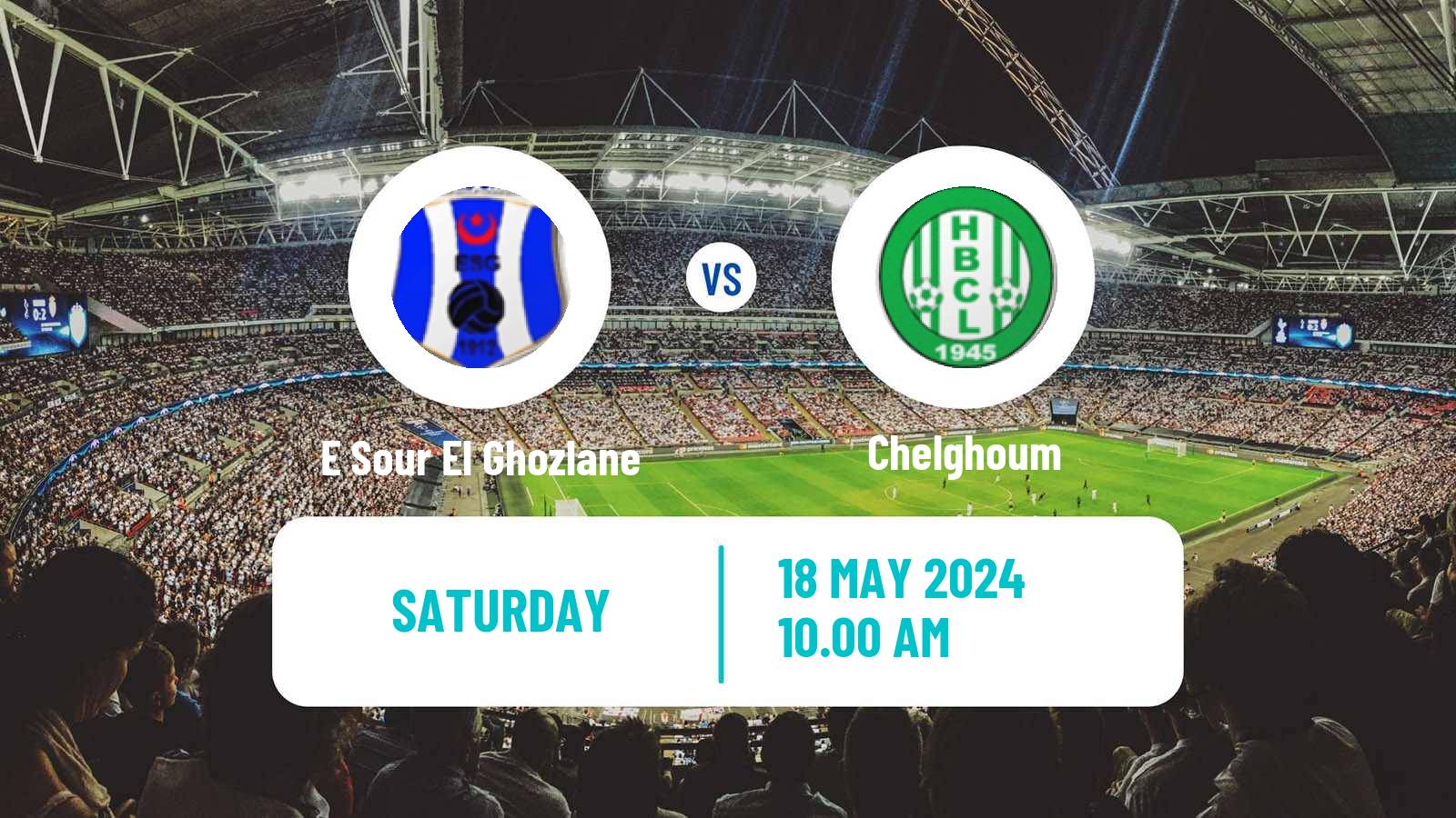 Soccer Algerian Ligue 2 E Sour El Ghozlane - Chelghoum