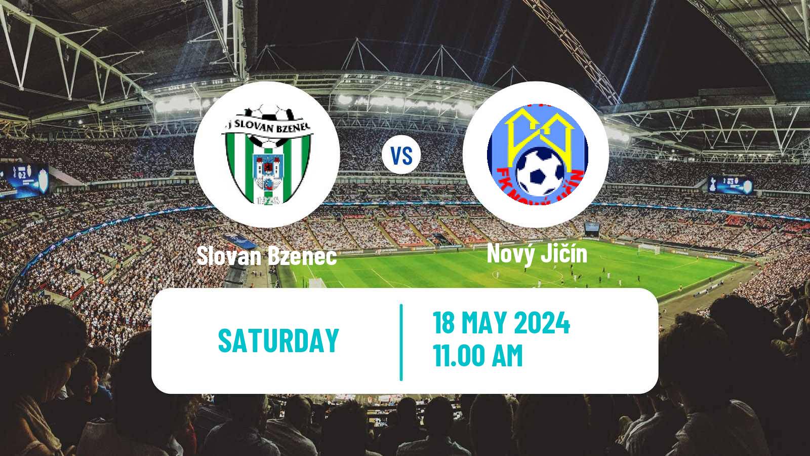 Soccer Czech Division E Slovan Bzenec - Nový Jičín
