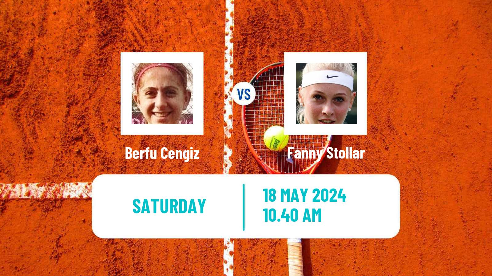 Tennis WTA Rabat Berfu Cengiz - Fanny Stollar