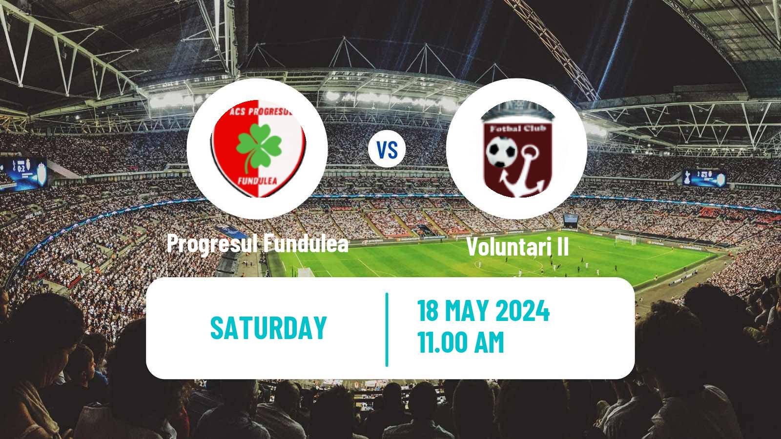 Soccer Romanian Liga 3 - Seria 3 Progresul Fundulea - Voluntari II