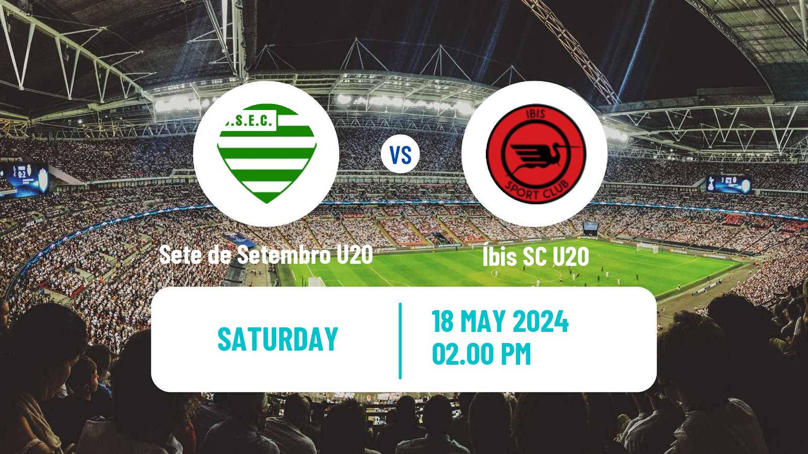 Soccer Brazilian Pernambucano U20 Sete de Setembro U20 - Íbis U20