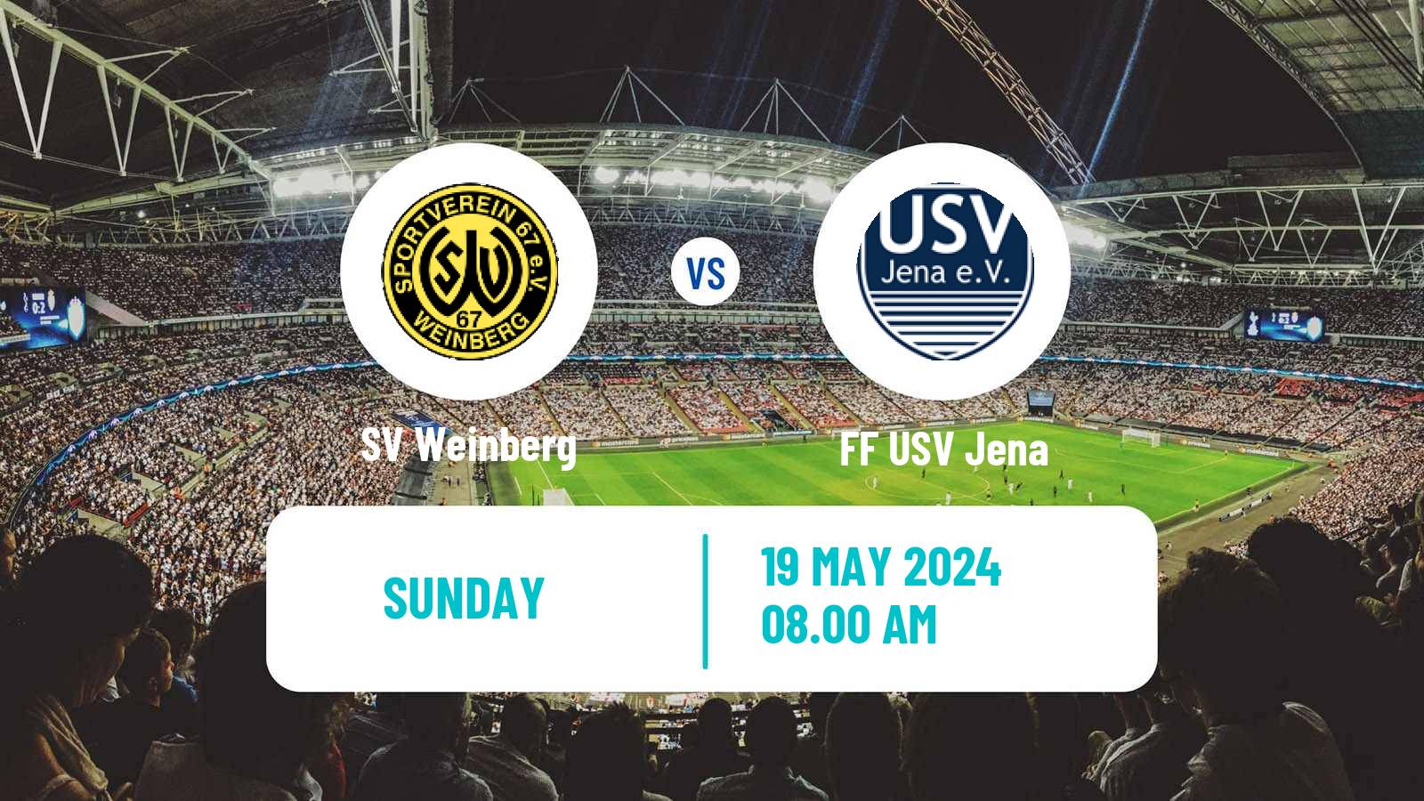 Soccer German 2 Bundesliga Women Weinberg - Carl Zeiss Jena