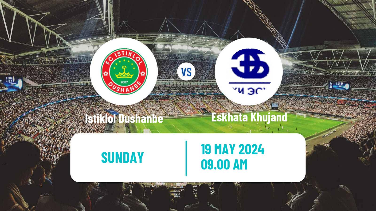 Football Tajik League Istiklol Dushanbe - Eskhata Khujand