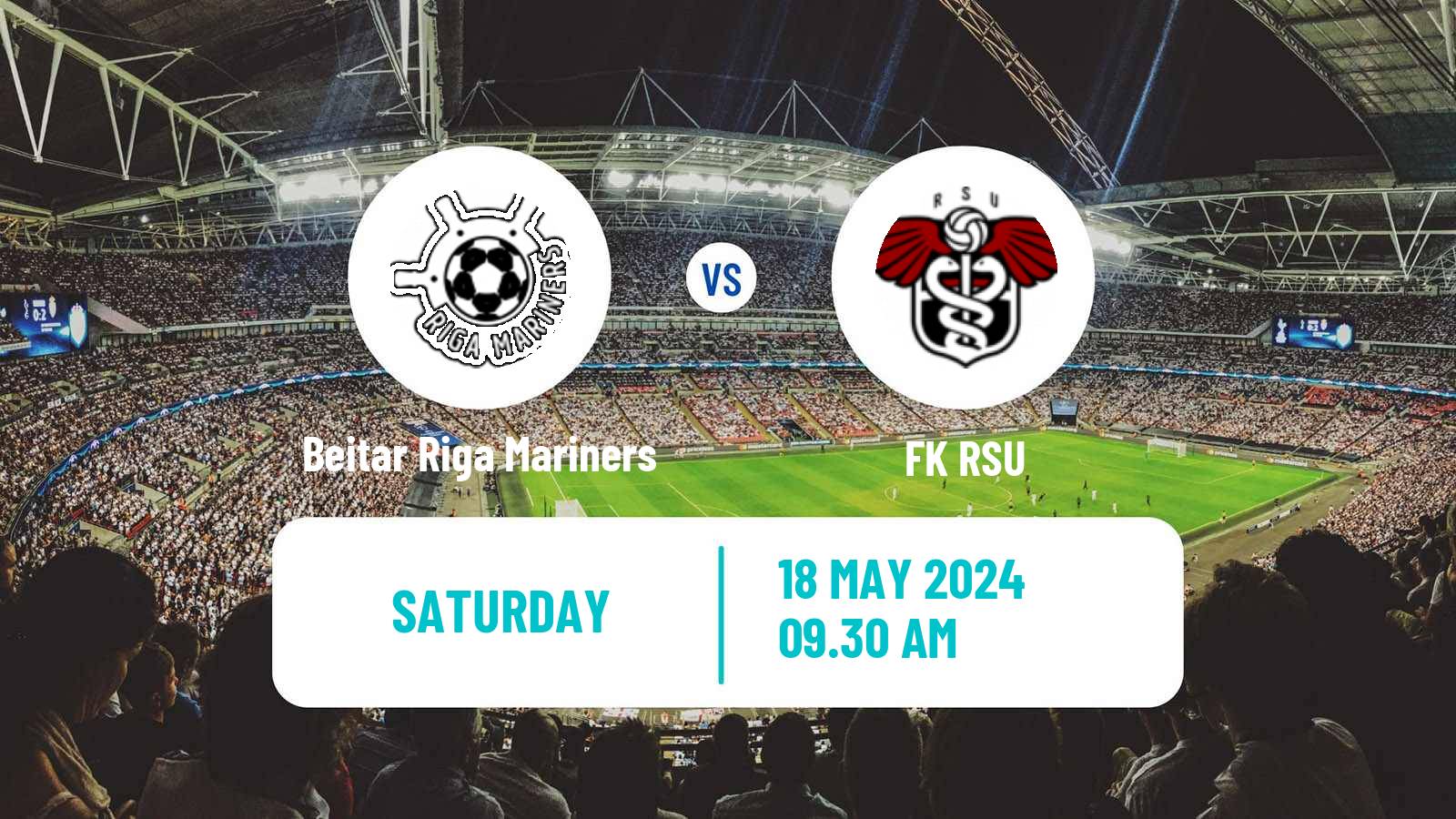 Soccer Latvian Cup Riga Mariners - RSU