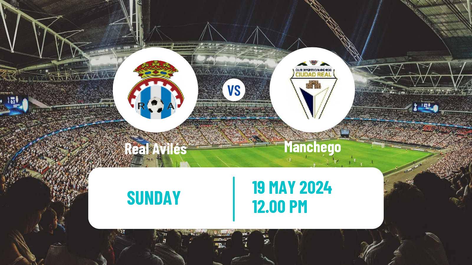 Soccer Spanish Segunda RFEF Play Out Real Avilés - Manchego