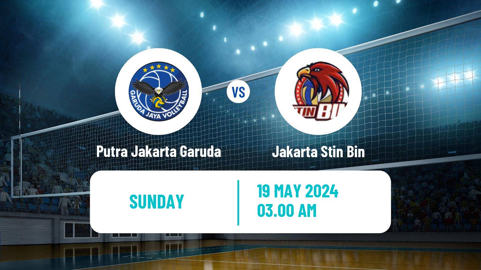 Volleyball Indonesian Proliga Volleyball Putra Jakarta Garuda - Jakarta Stin Bin
