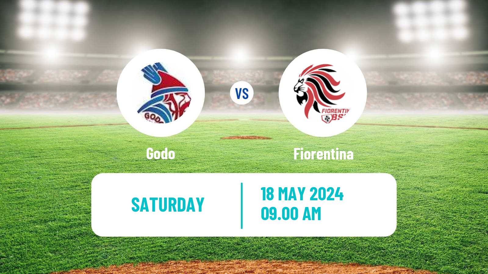 Baseball Italian Serie A1 Baseball Godo - Fiorentina