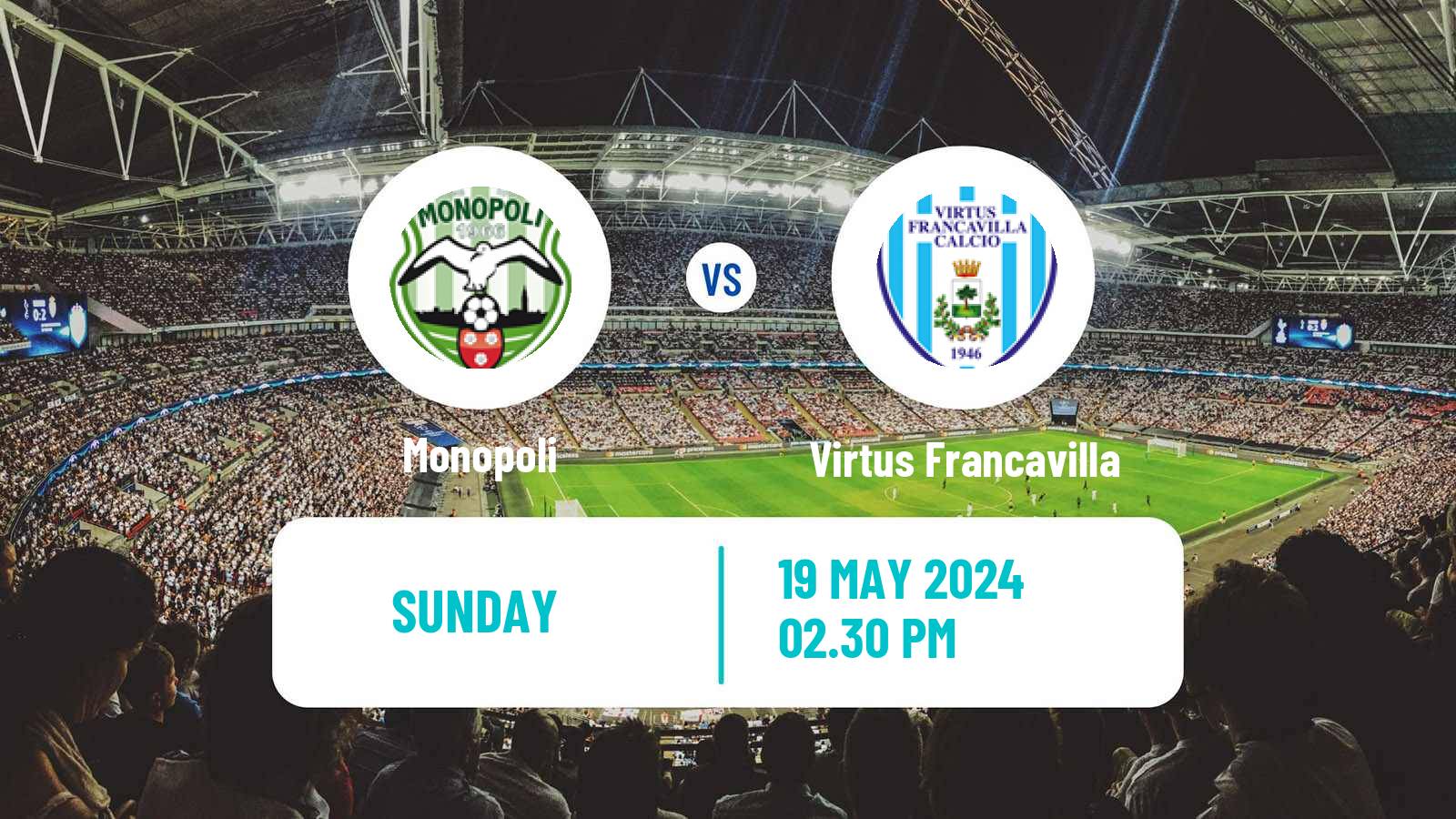 Soccer Italian Serie C Group A Monopoli - Virtus Francavilla