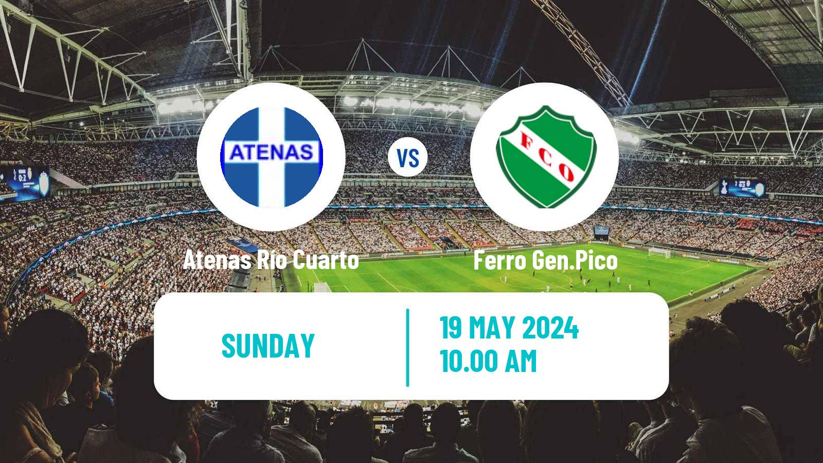 Soccer Argentinian Torneo Federal Atenas Río Cuarto - Ferro Gen.Pico