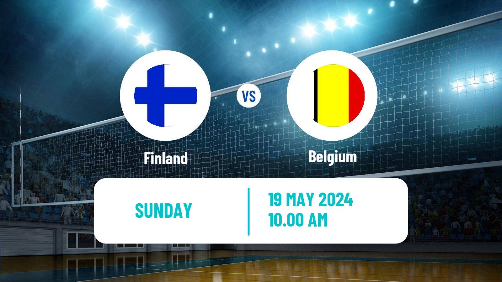 Volleyball Golden European League Volleyball Finland - Belgium