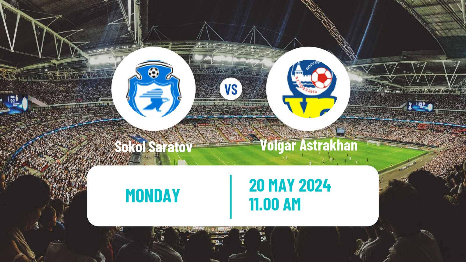 Soccer Russian FNL Sokol Saratov - Volgar Astrakhan