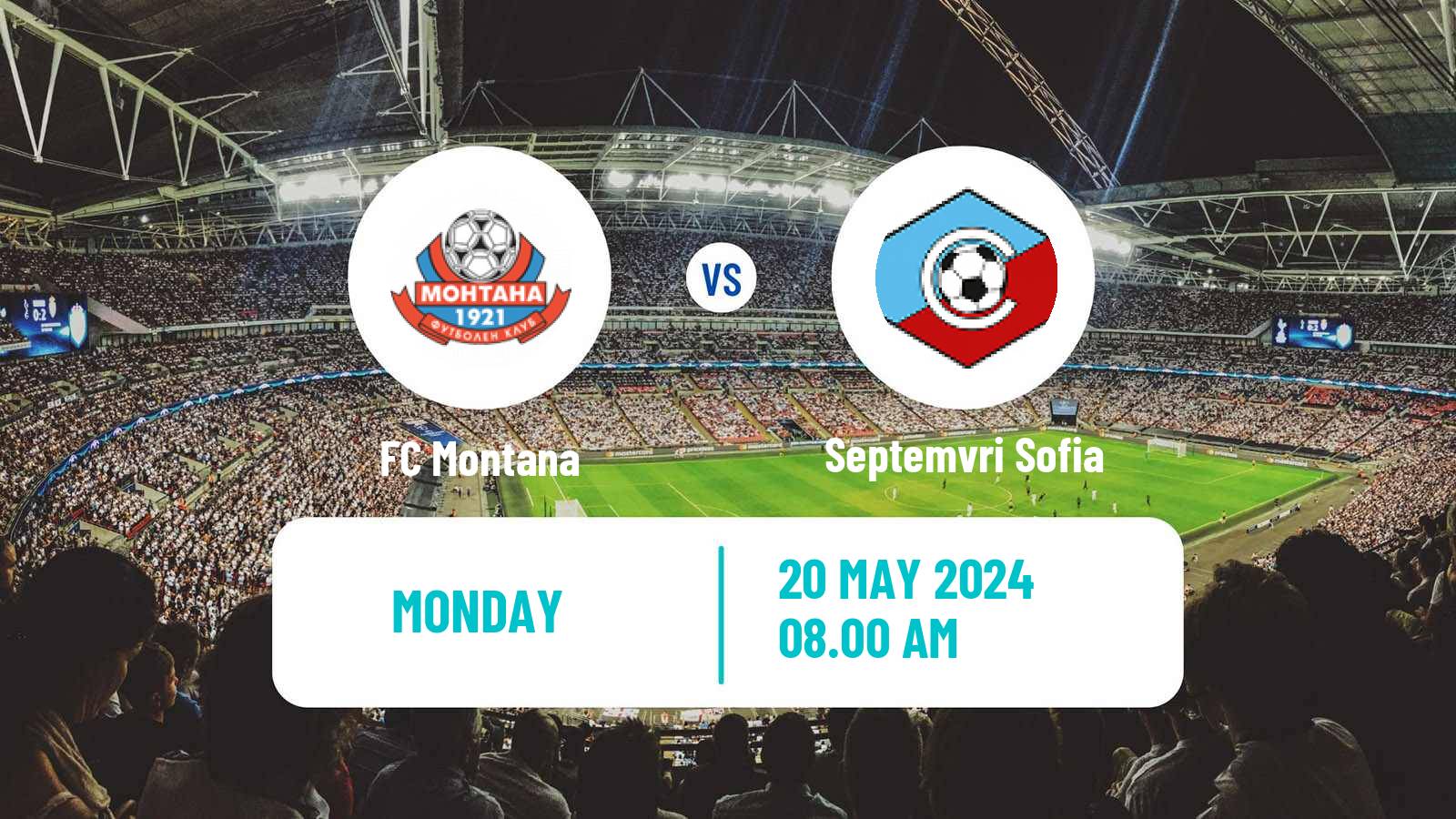 Soccer Bulgarian Vtora Liga Montana - Septemvri Sofia