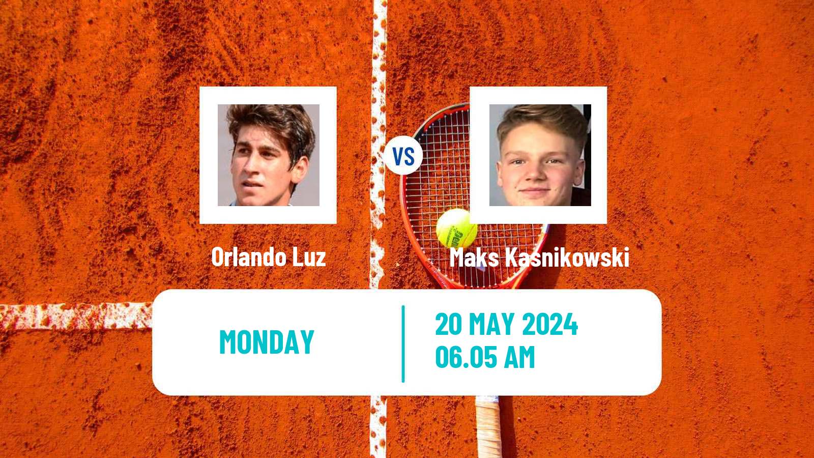 Tennis Skopje Challenger Men Orlando Luz - Maks Kasnikowski