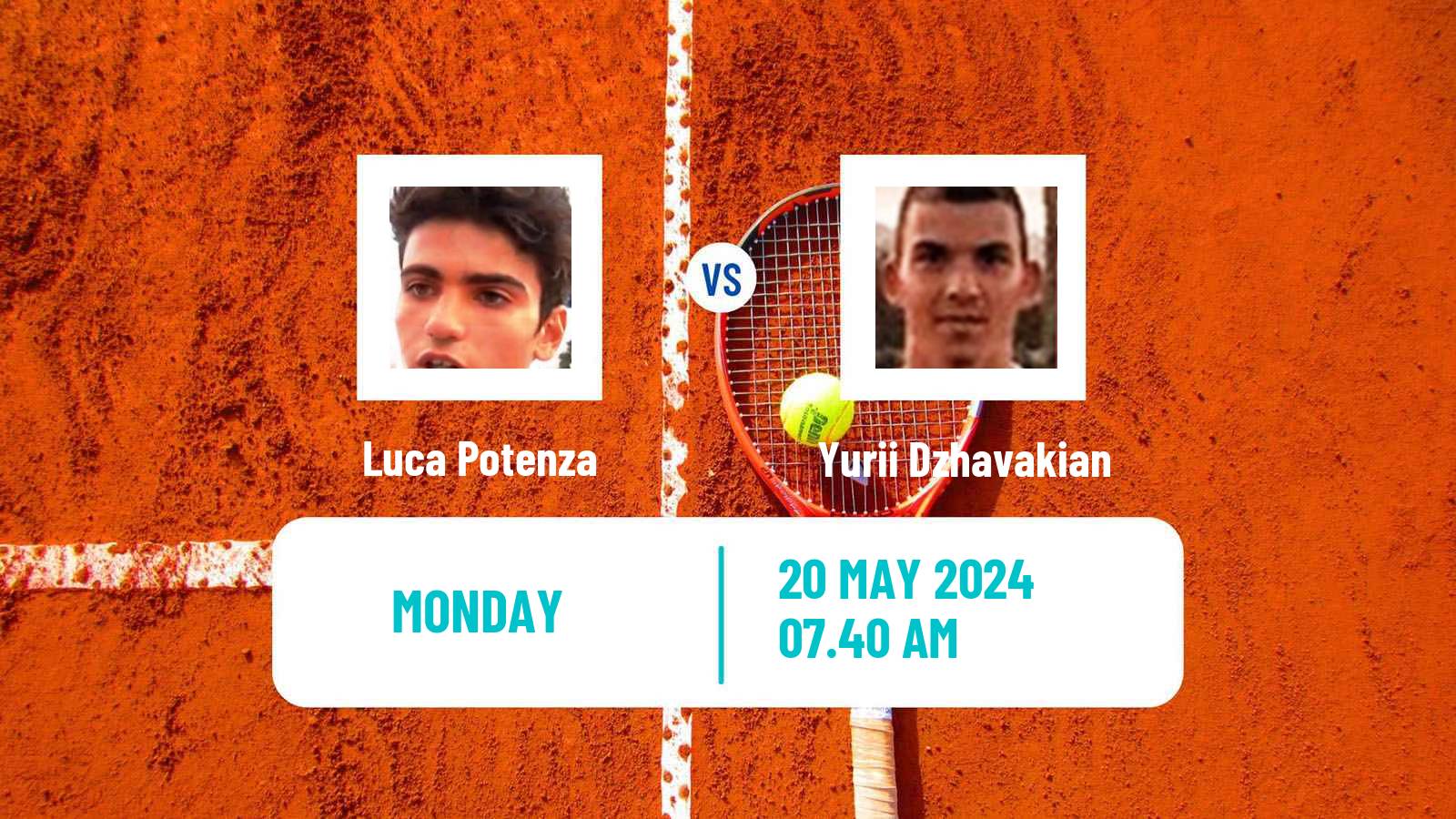 Tennis Augsburg Challenger Men Luca Potenza - Yurii Dzhavakian