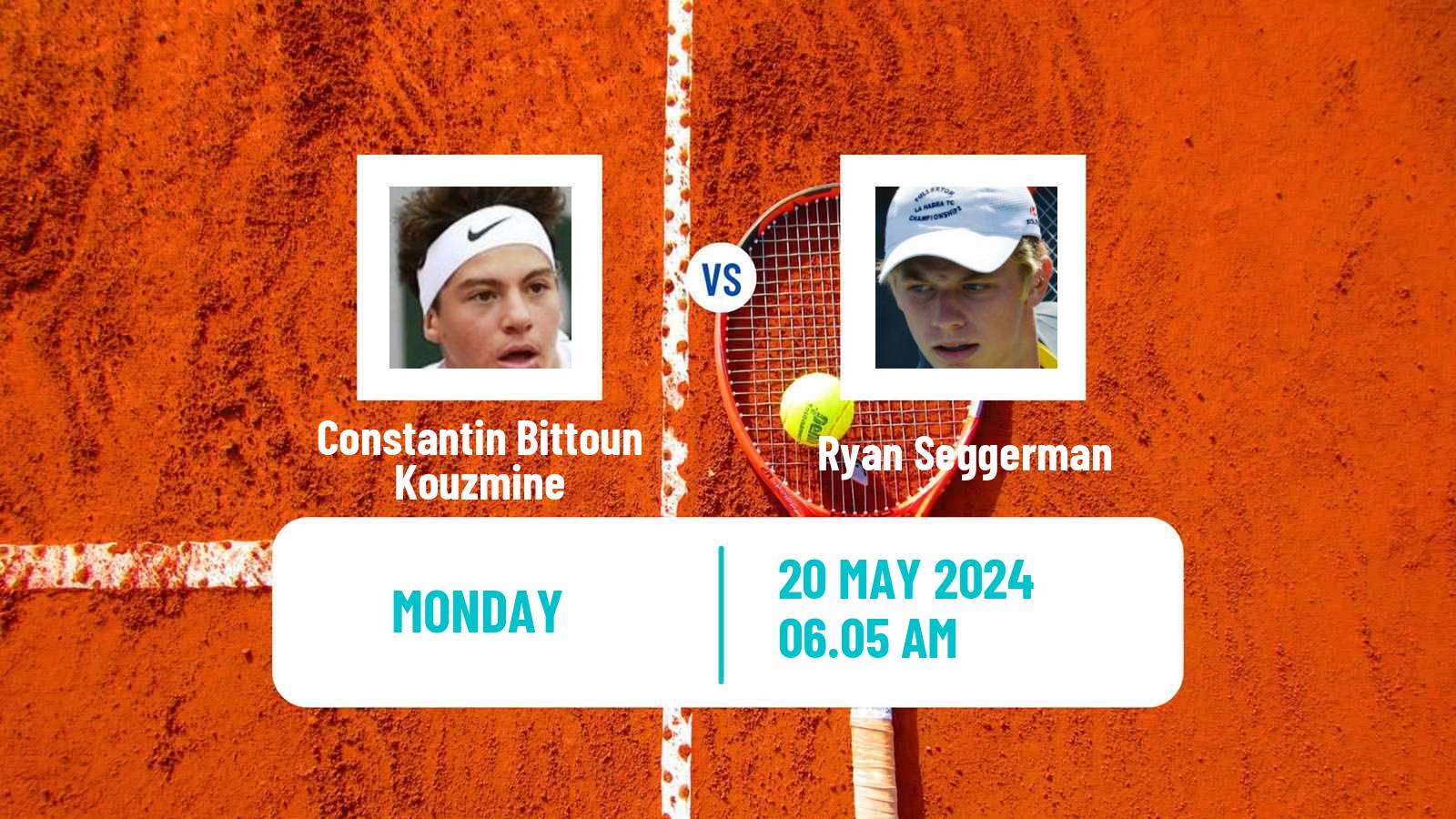 Tennis Skopje Challenger Men Constantin Bittoun Kouzmine - Ryan Seggerman