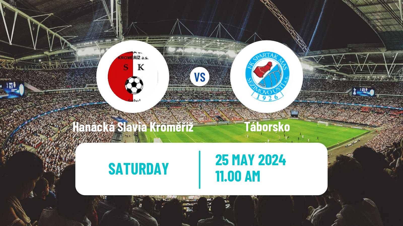 Soccer Czech Division 2 Hanácká Slavia Kroměříž - Táborsko
