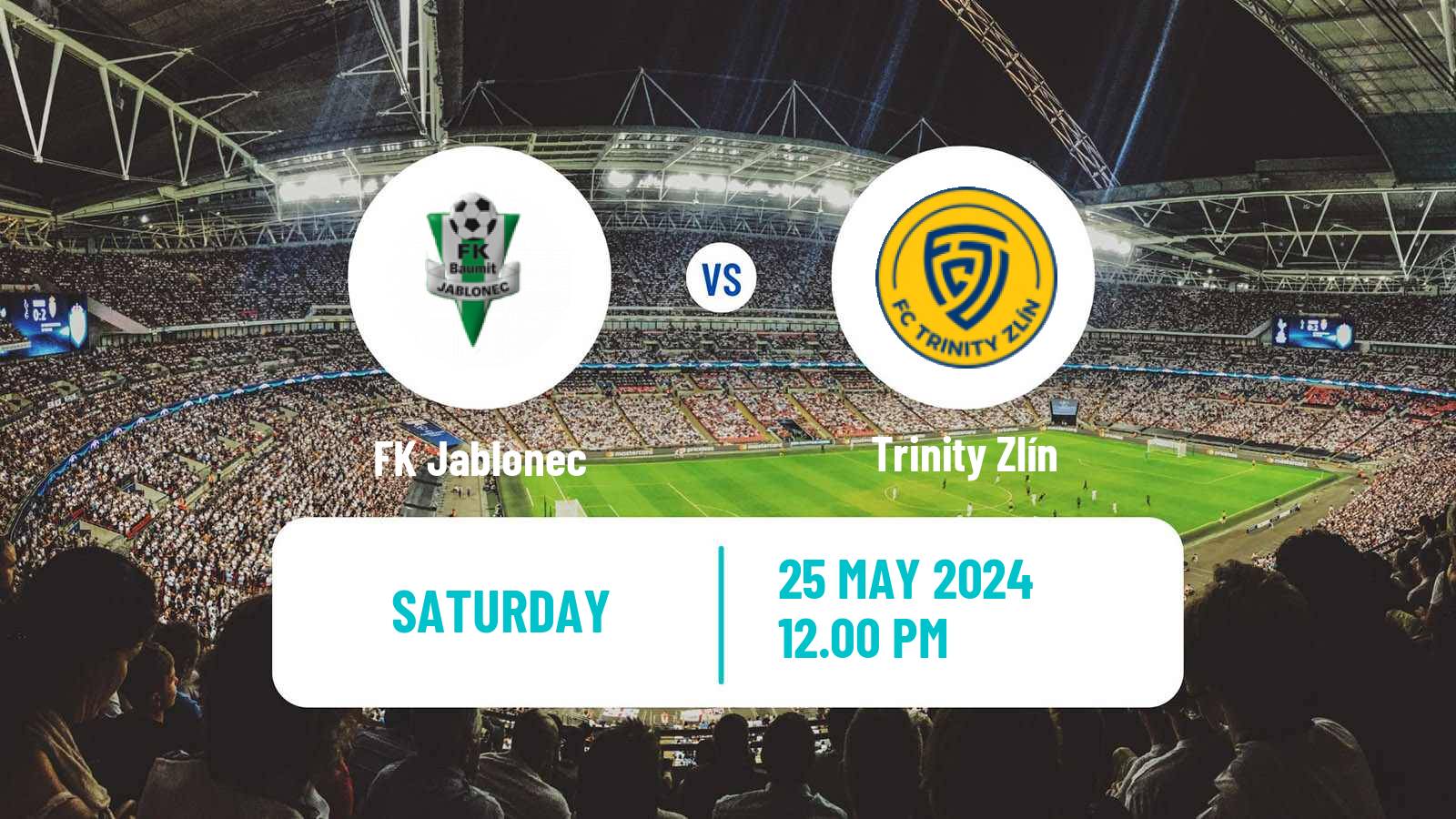 Soccer Czech 1 Liga Jablonec - Zlín