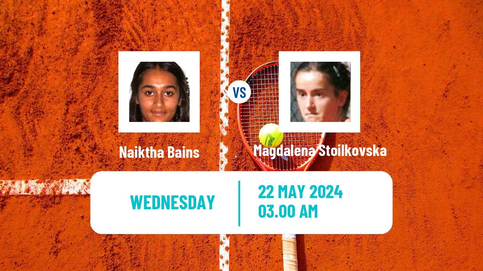 Tennis ITF W50 Otocec Women Naiktha Bains - Magdalena Stoilkovska