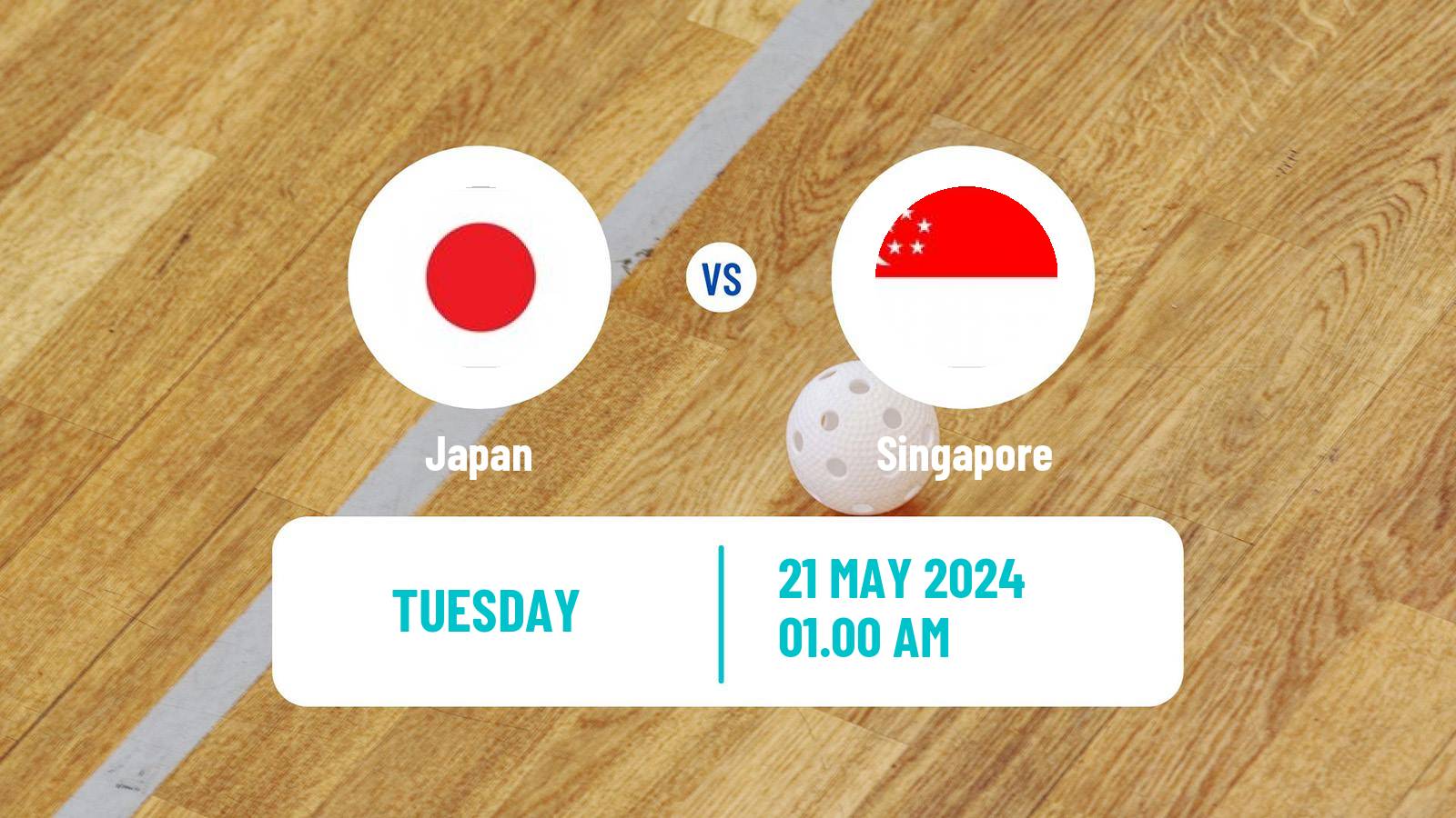 Floorball World Championship Floorball Japan - Singapore