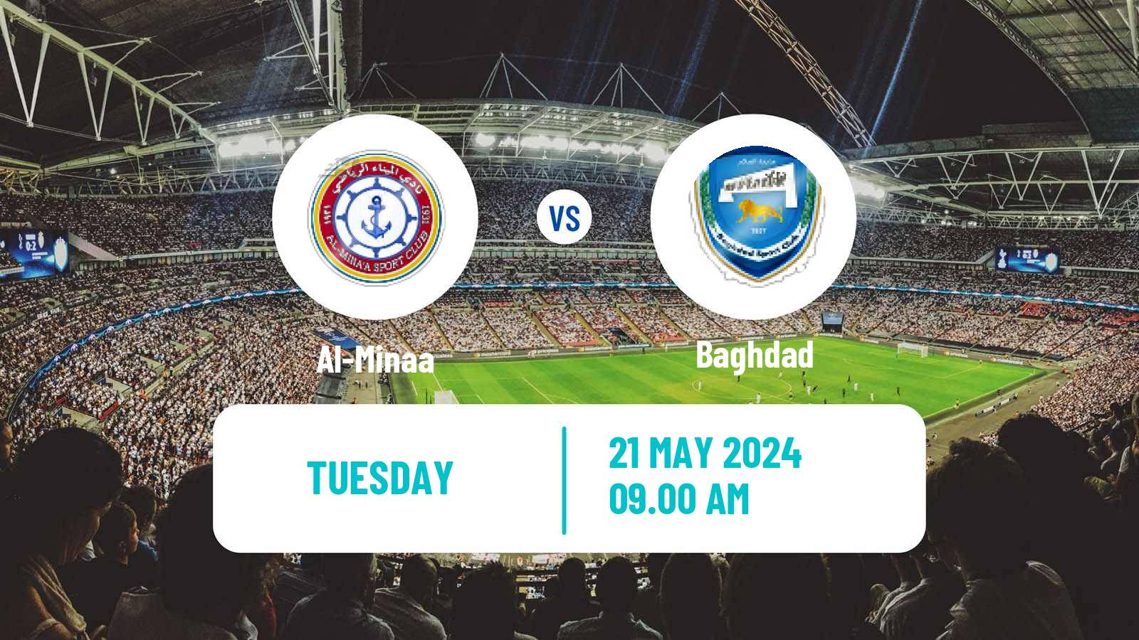 Soccer Iraqi Premier League Al-Minaa - Amanat Baghdad